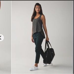 Lululemon &go city trek trouser - emerald green.